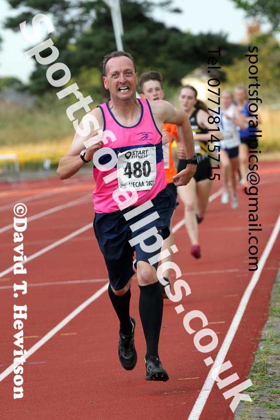 800 metres, 2021 North East Grand Prix 6, Monkton, Wednesday, August 4th. Photo: David T. Hewitson/Sports for All Pics